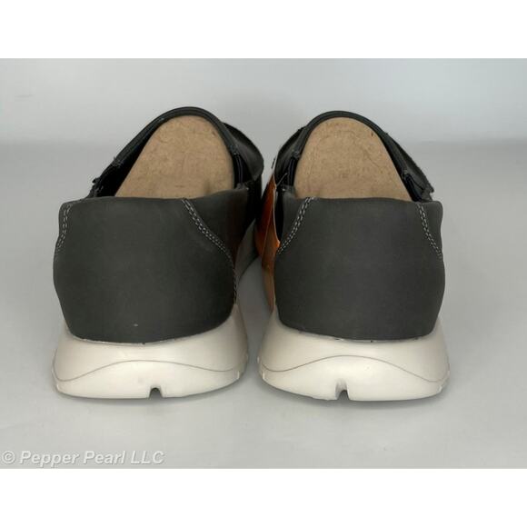 Charcoal Comfortable Slip On Work Leisure Loafer Shoes Men's Size 7 Women's 9 - Picture 4 of 11